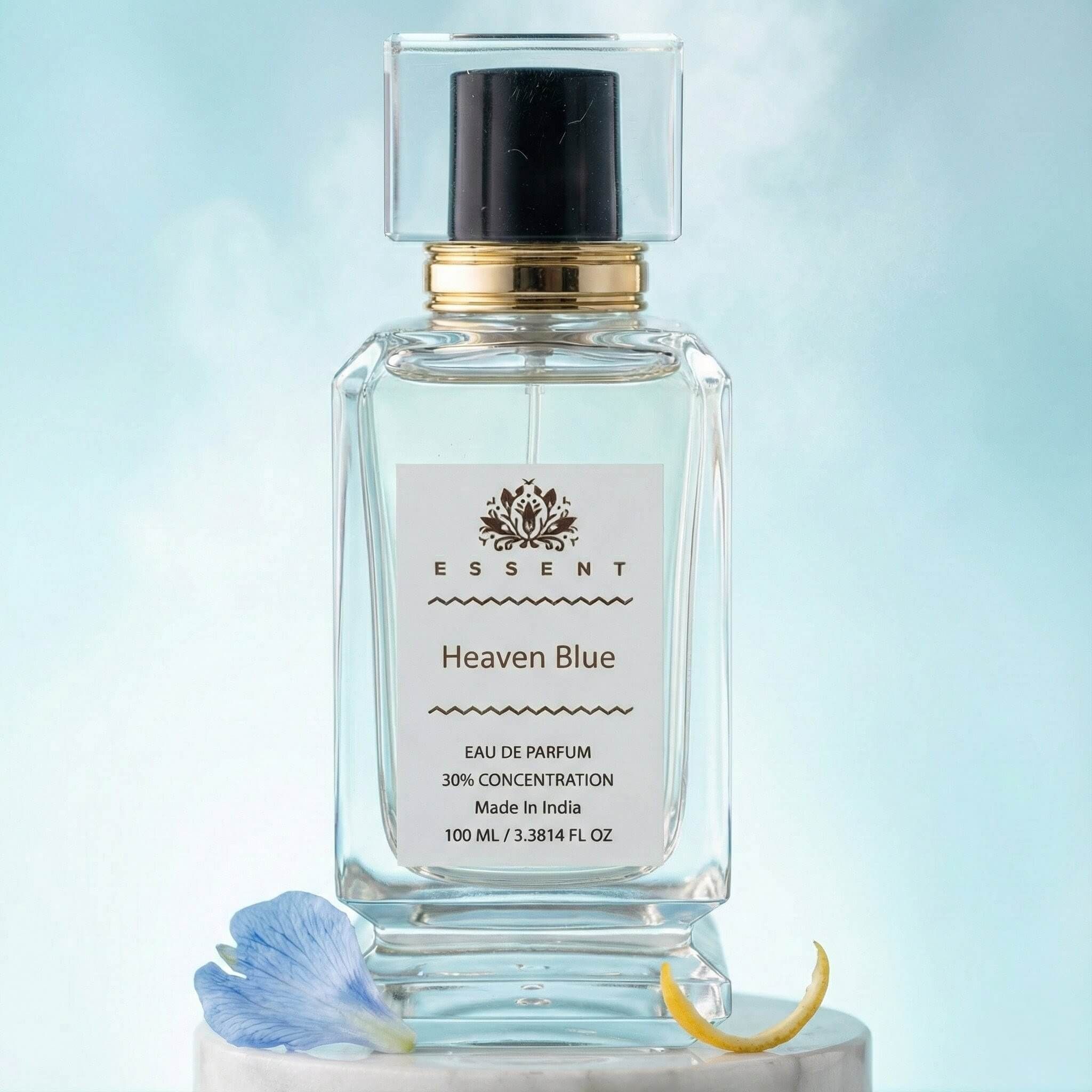 Essent Perfumes Heaven Blue Eau de Parfum (EDP) – Fresh Aquatic Long Lasting Perfume – Unisex Fragrance