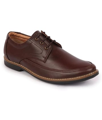 Fausto Brown Mens Derby Formal Shoes - None