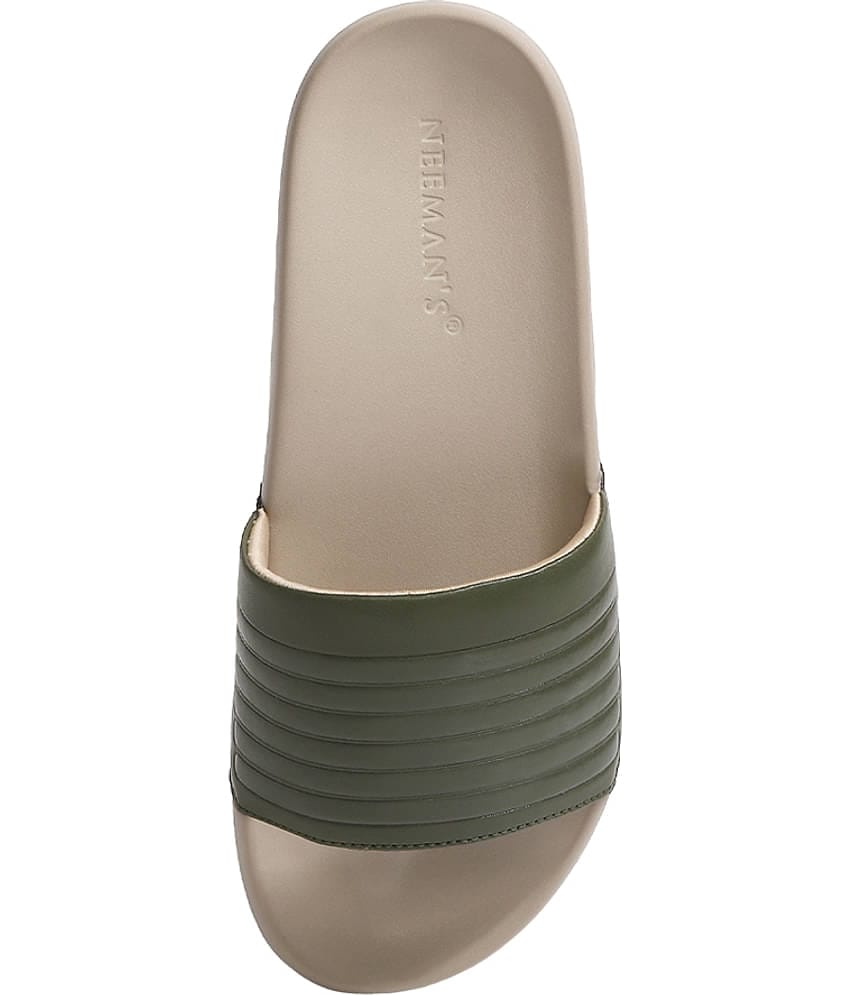 Neeman's Olive Men's Slide Flip Flop