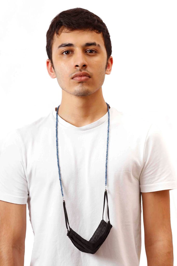 Semi Precious Beaded Mask Chain (Unisex)