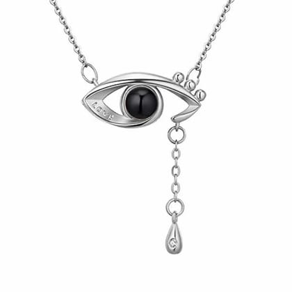 I LOVE YOU IN 100 LANGUAGES NECKLACE-Silver