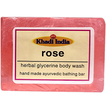 Khadi Body Wash - Rose Glycerine, 125 g