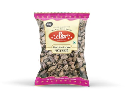 Star Spices Whole Black Cardamom, 50 gm - Pack of 3 Star Spices Whole Black Cardamom, 50 gm - Pack of 3