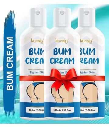 KURAIY Hips Enlargement Cream Effective Hip Lift Up Compact Tighten Body Care Pack Of 3