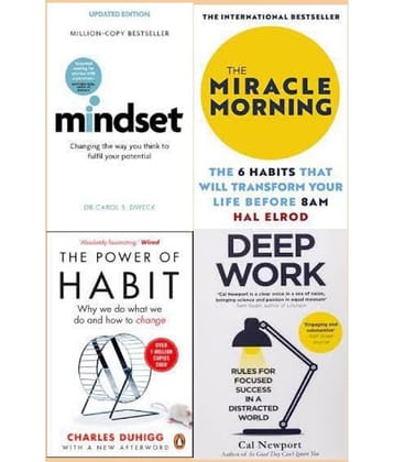 MindSet + Miracle Morning + The Power of Habit + DeepWork