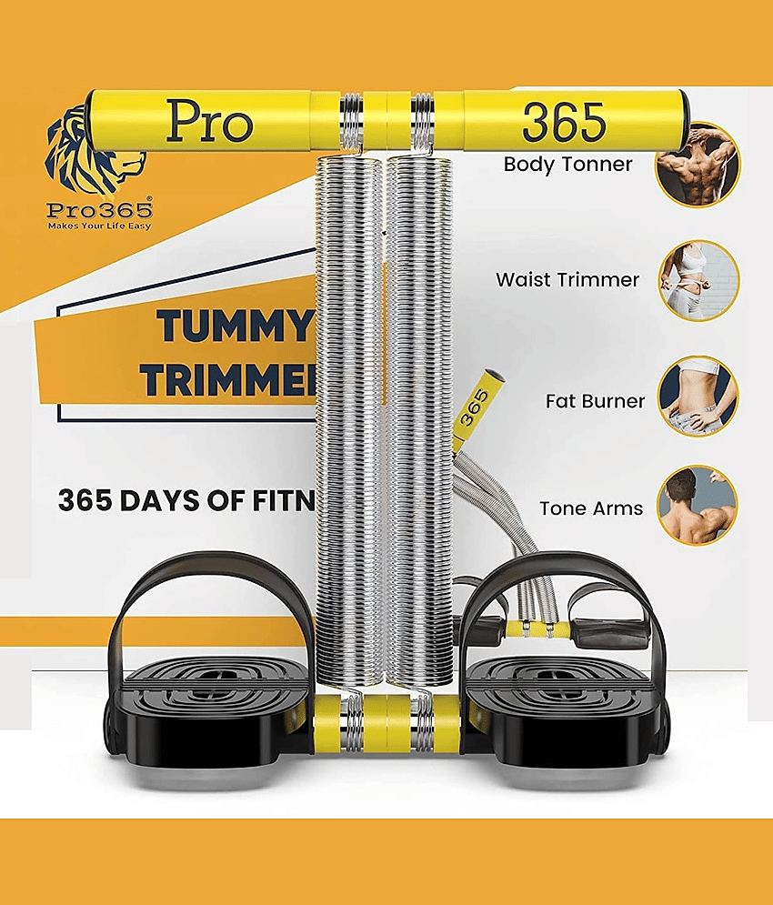 PRO365 Double Spring Tummy Trimmer For Fat Burning & Weight loss Exercises Ab Exerciser
