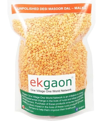 Ekgaon Unpolished Desi Masoor Dal – Malka 450 gm