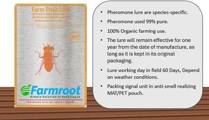 FARM FRUIT LURE WITH FLY TRAP (PACK OF 100)