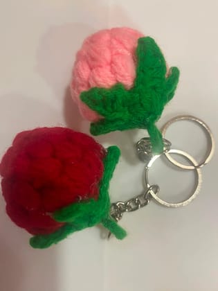 Strawberry keychain