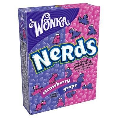 Wonka Nerds Strawberry & Grape Flavour, 46.7 gm