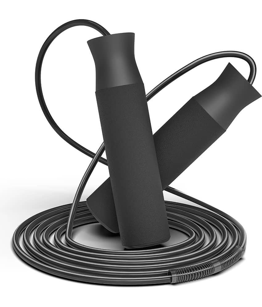 Impetus Black Skipping Rope ( Pack of 1 )