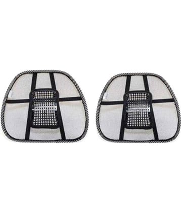 Accupressure Bead Back Lumbar Support Single Black For Car Seat