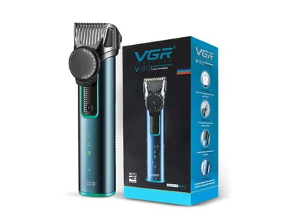 VGR V-973 Hair Trimmer For Men, Green