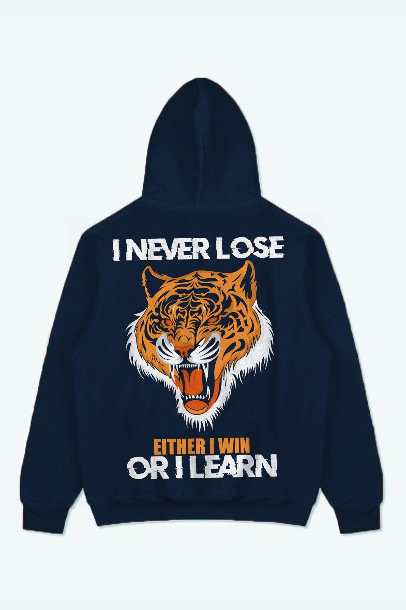 I NEVER LOSE ROAR HOODIE (NAVY BLUE)-S