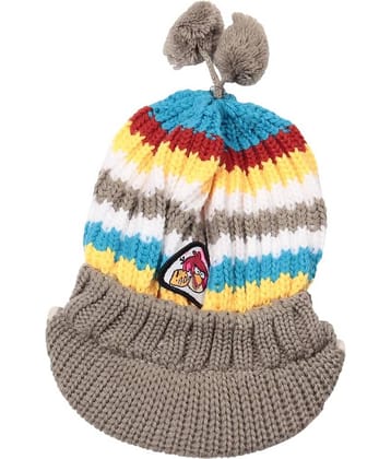 Bizarro.in Gray Woollen Cap For Boy