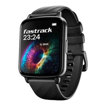 Fastrack Jupiter S1 Smart Watch with 1.83” TFT Display, 100+ Sports Modes & Smartwatch Faces, Upto 5 Day Battery, IP68- Black