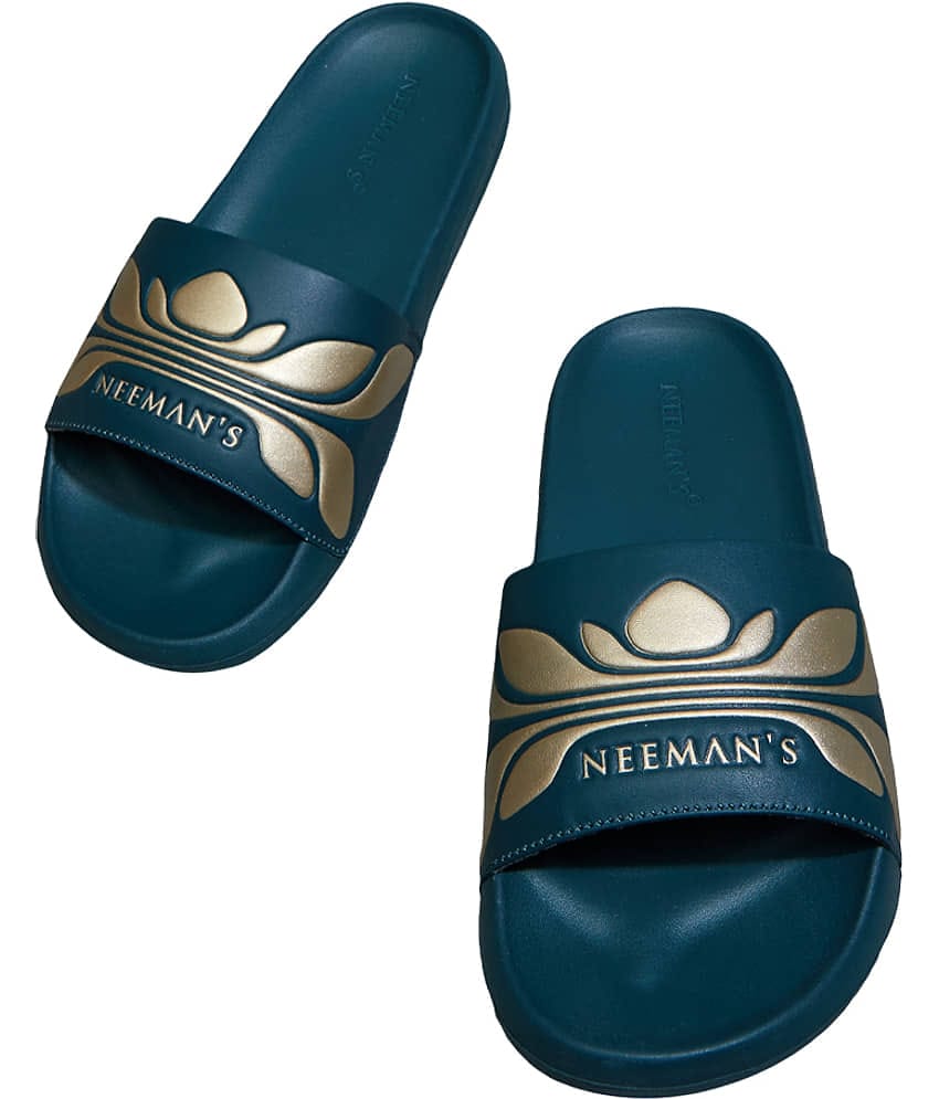 Neemans Breather Slides Teal Women's Slide Flip Flop