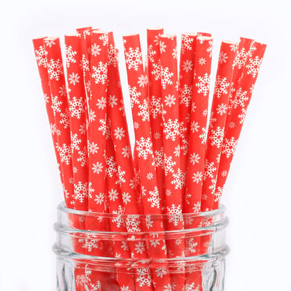 Christmas Theme Paper Straws Christmas Theme Paper Straws