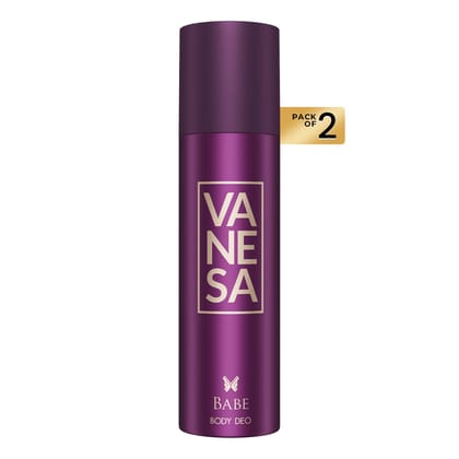 Vanesa Pack of 2 Babe Body Deodorant - 150ml Each