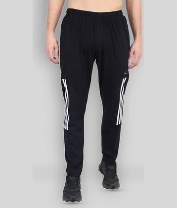Zeffit - Black Cotton Blend Men's Sports Trackpants ( Pack of 1 )