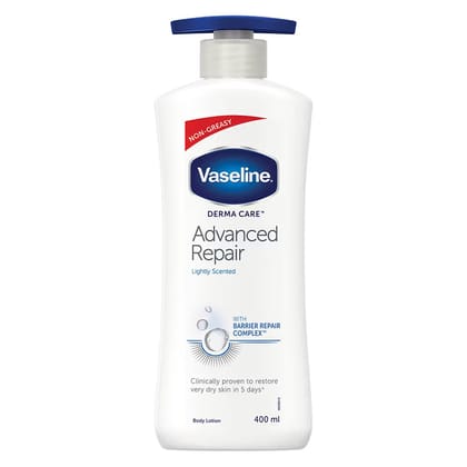 Vaseline Derma Care Advanced Repair Body Lotion Visibly Reduces Dryness in 24HRS 400ml