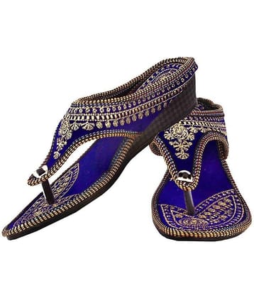 Raj - Blue Women's Flats