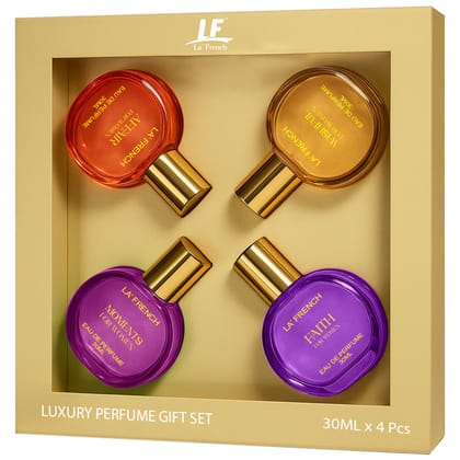 La French Perfume Gift Set for Women 4x30ml - Moments | Faith | Affair | Wishful