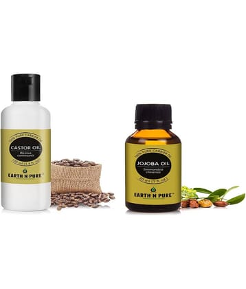 Earth N Pure - Jojoba Essential Oil 100 mL ( Pack of 2 )