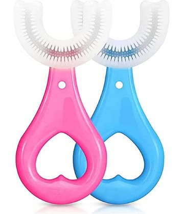 purple dust Multi-Colour Baby Toothbrush ( 2 pcs )