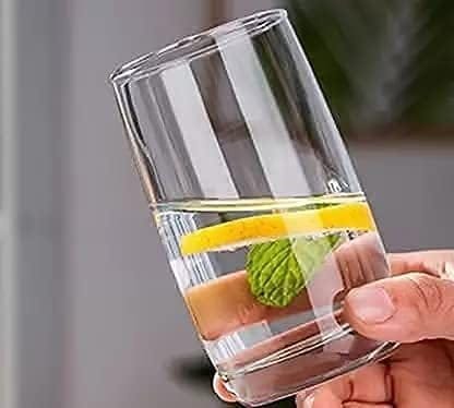 Steamless Plaza Clear Glass | 280 ML | Elegant Drinking Glass for Water, Wine, Juice, Beer, Cocktails and Mixed Drinks |
