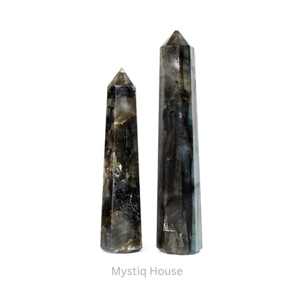 Labradorite Crystal Pencil Point-Approx 50-100 gms