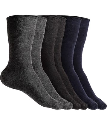Texlon - Multicolor Cotton Men's Mid Length Socks ( Pack of 3 )