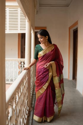 Maheswari Handloom saree - Seher - Lalita