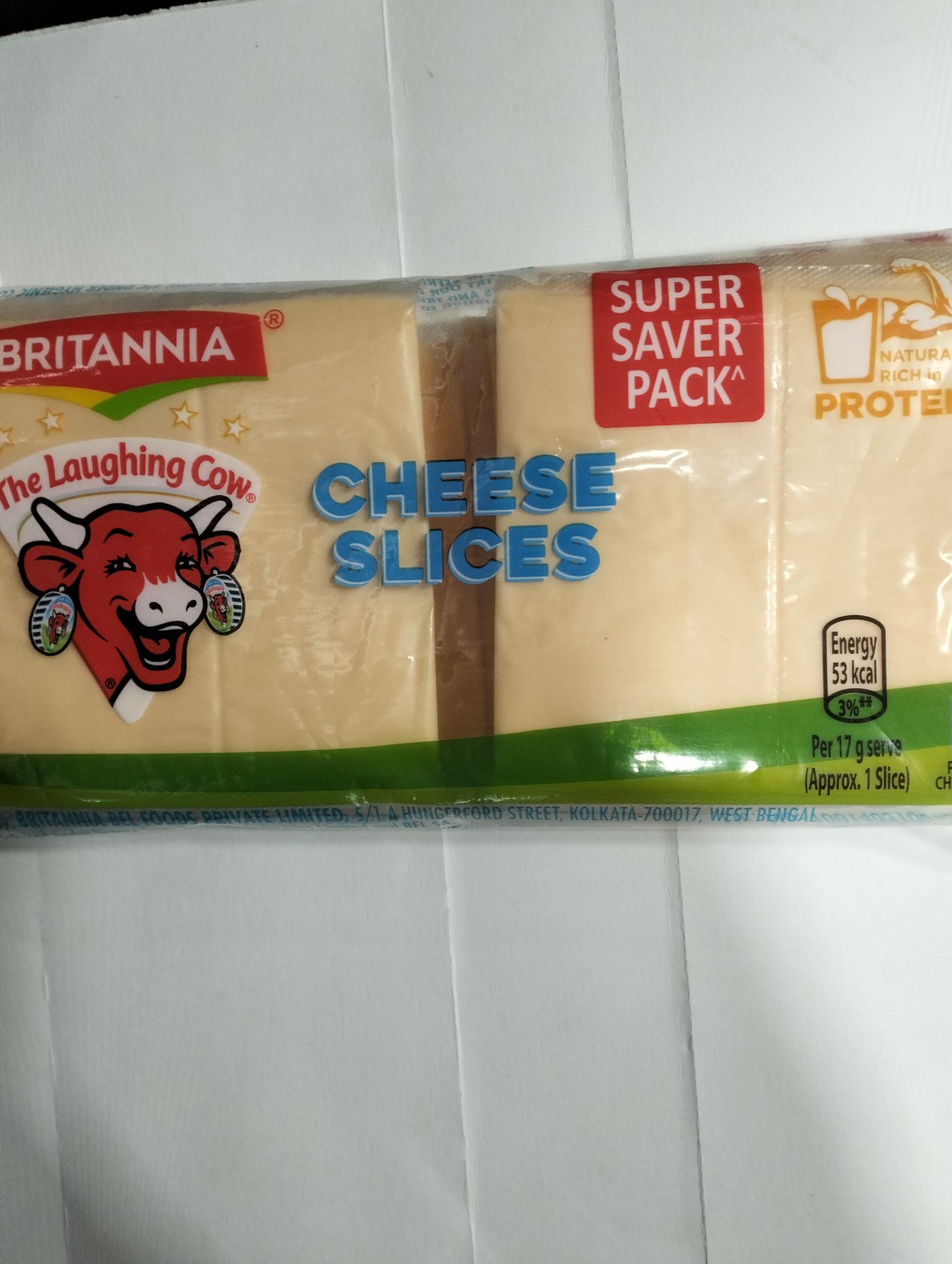 Britannia Laughing cow Cheese Slices Super Saver Pack Protein 