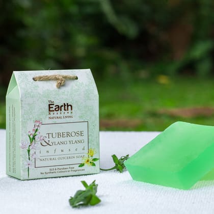 Tuberose & Ylang Ylang Soap | SLS & Paraben Free │Glycerin Rich-100 gm
