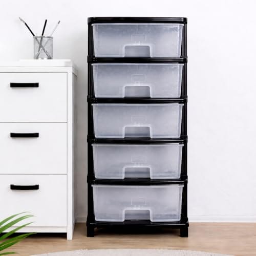 Plastic Modular Drawer Storage Chest Of Drawers Organizer Storage Box, Large Stomo Racks For Multipurpose 2