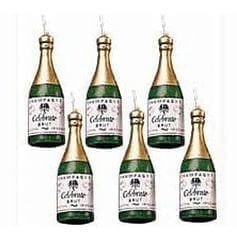 Wanna Party ChamPagne Bottle Candles Small