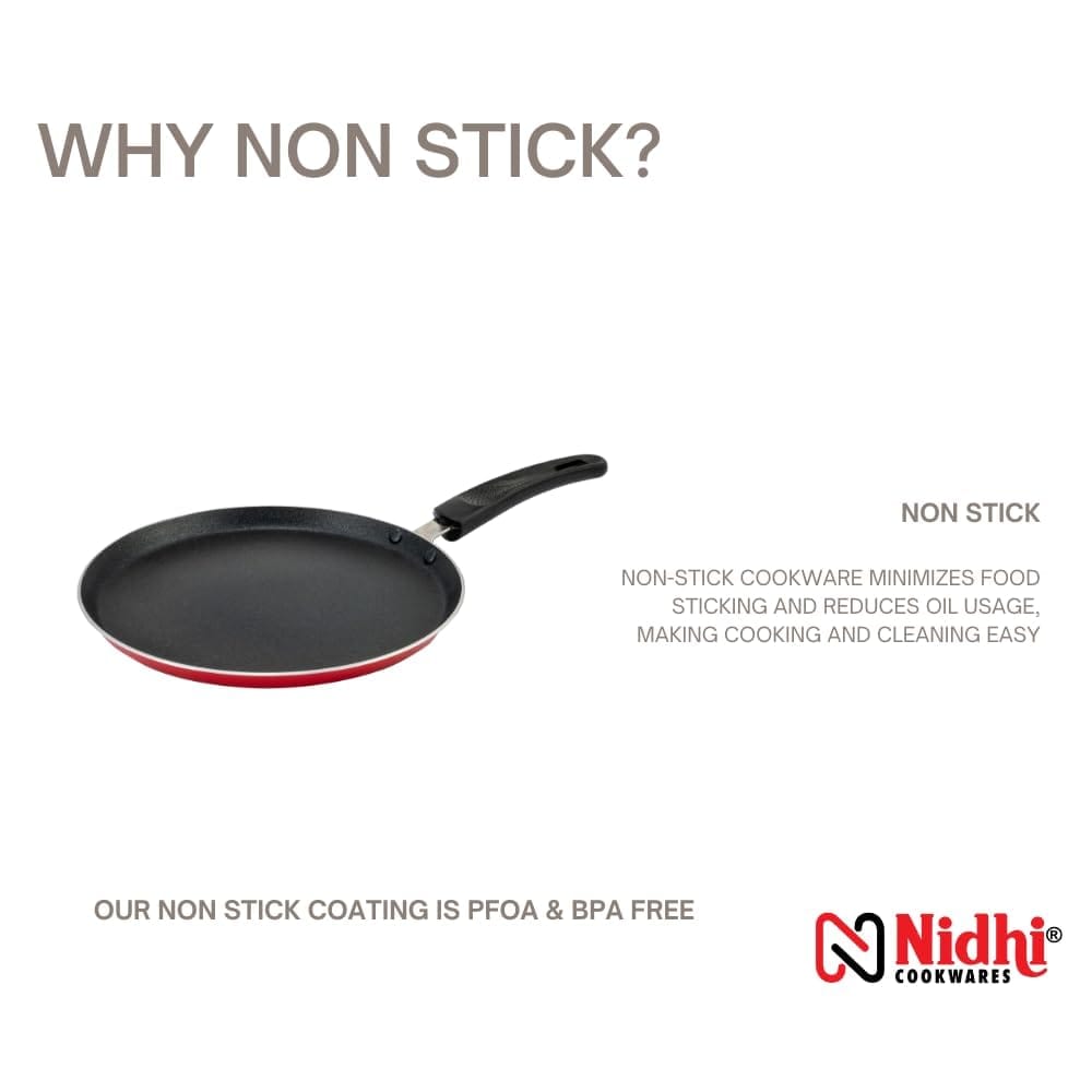 Nidhi Non-Stick Dosa Tawa, 240 Mm, Aluminium