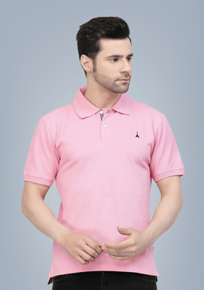 Pink Premium Polo Tshirt by Gavin Paris-S / Pink