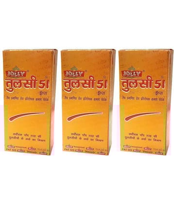 Jolly Pharma Tulsi Ras - Tulsi Drops - Natural Tulsi Liquid For Immunity Booster Pack of 3