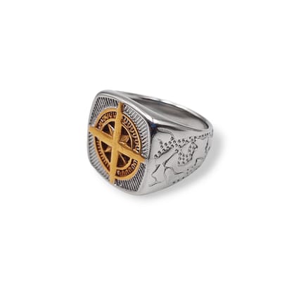 Retro Compass Ring-9