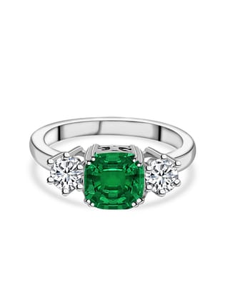 Meghan Markle Design Ring In Emerald-11