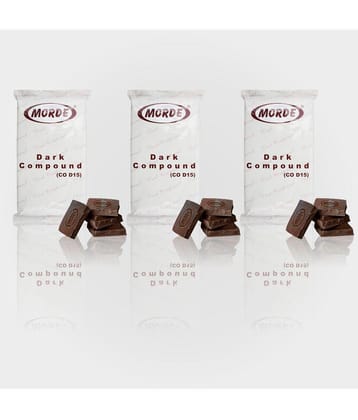 Morde Dark Chocolate Compound Slab (CO-D15) Dark Chocolate 400 g