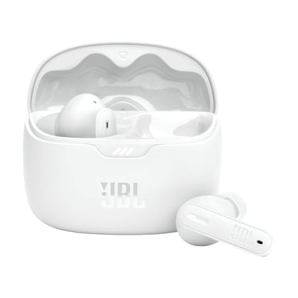 JBL Tune Beam Wireless TWS Earbuds with Mic, ANC Earbuds- White