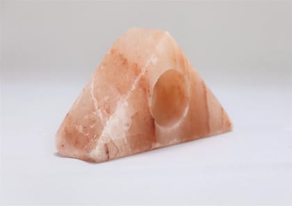 SARAS Aajeevika, Handcrafted | Himalayan Rock Salt Stand | SHG Product | Punjab | Rock Salt Stand | Triangular Shape