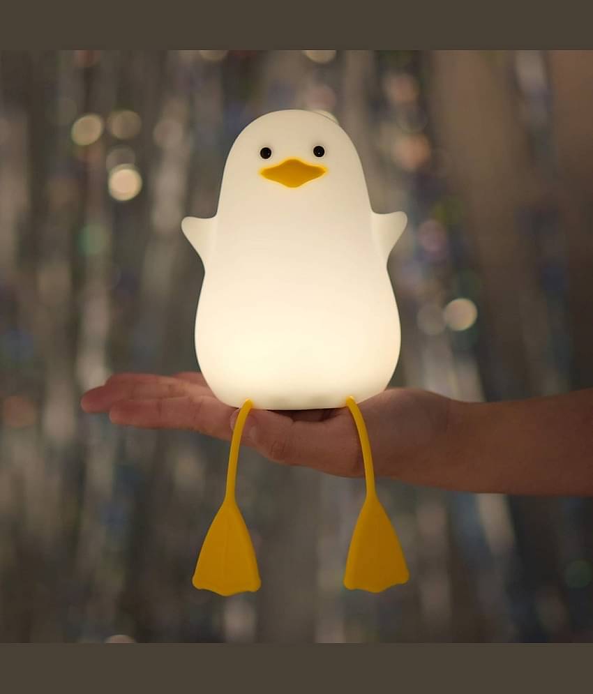 RAMDEV ENTERPRISE White Night Lamp ( Pack of 1 )