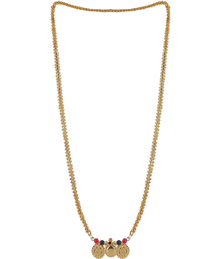 JIPPA - Golden Mangalsutra ( Pack of 1 )