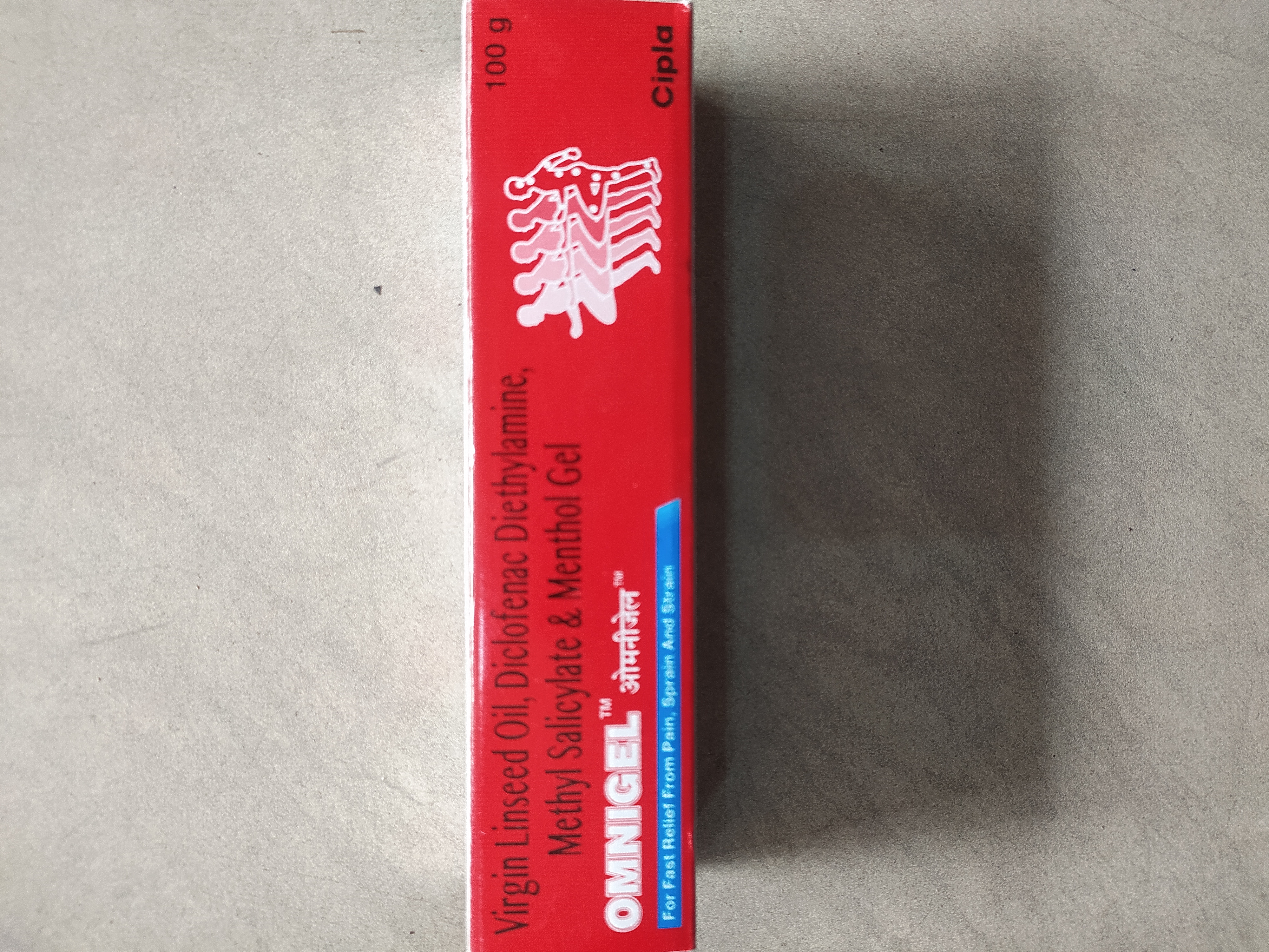 Omnigel For fast relief from pain, sprain and strain 