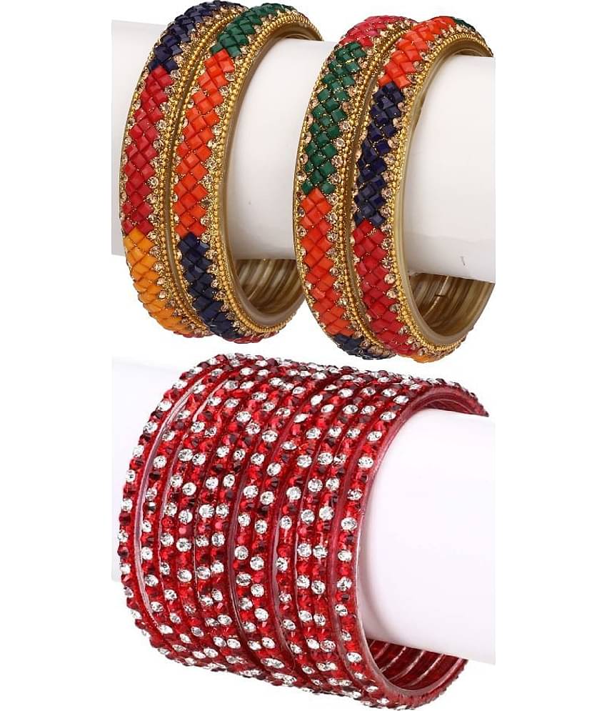 Somil Designer Wedding Fancy Glass Bangle Set For Party, Marriage, Function And Daily Use