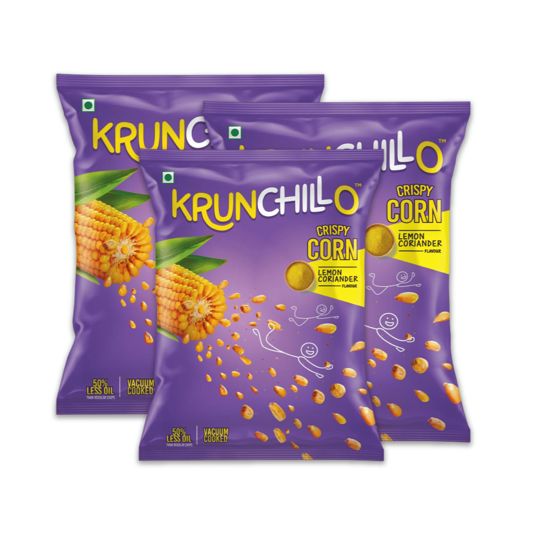Krunchillo Crispy Lemon Coriander, 30 gm - Pack of 6